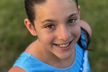 Nessa Hoffman, 11, of Hollywood, Fla., who competes in state-wide gymnastics meets. Credit: Courtesy of the Hoffman family.