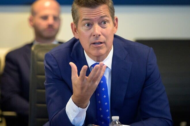 U.S. Transportation Secretary Sean Duffy at the Space Operations Center at the Mary W. Jackson NASA Headquarters Building in Washington, D.C., on March 18, 2025. Photo Credit: NASA/Bill Ingalls via Wikimedia Commons.