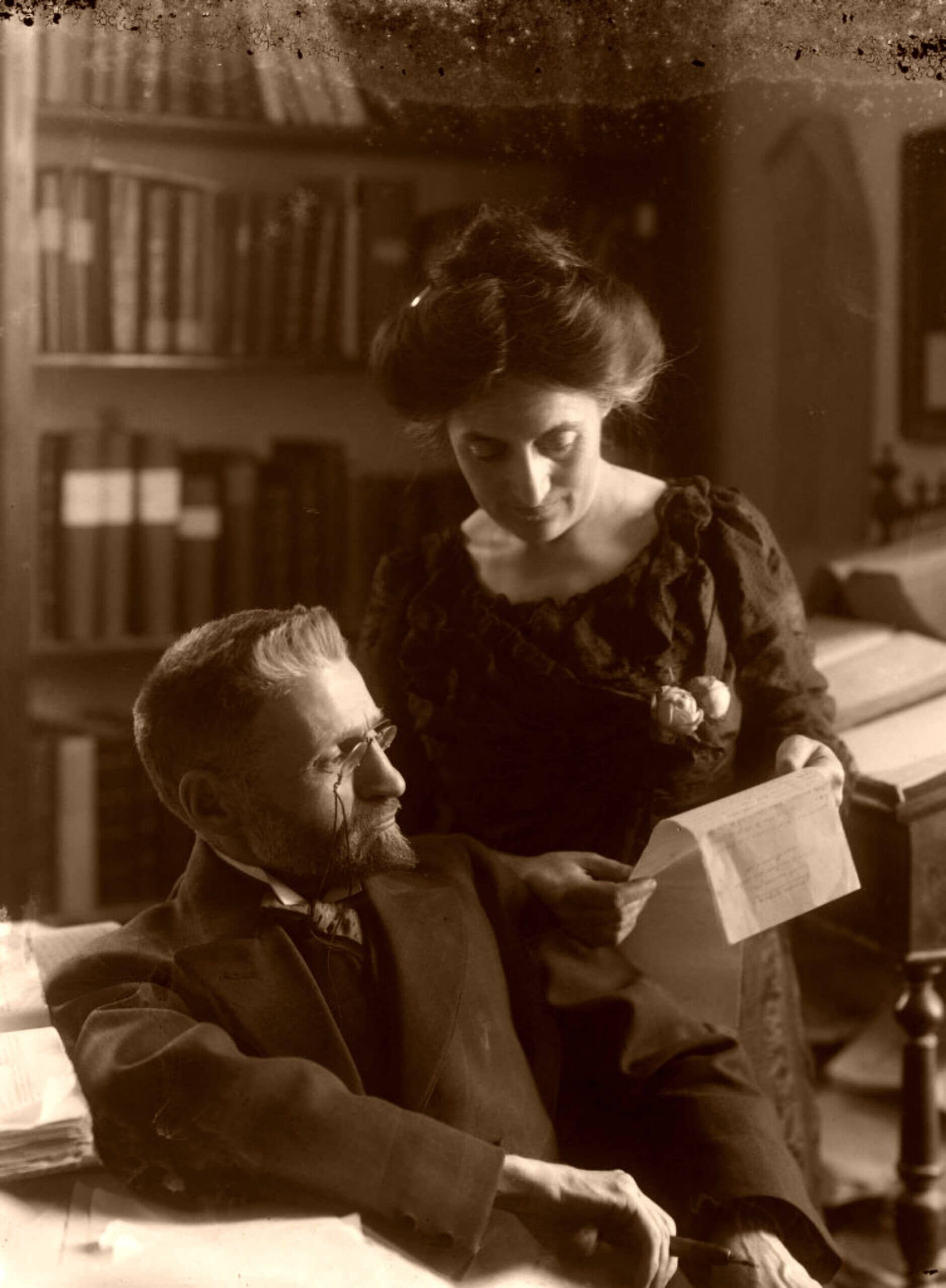 Eliezer and Hemda Ben-Yehuda in Talpiot, Israel