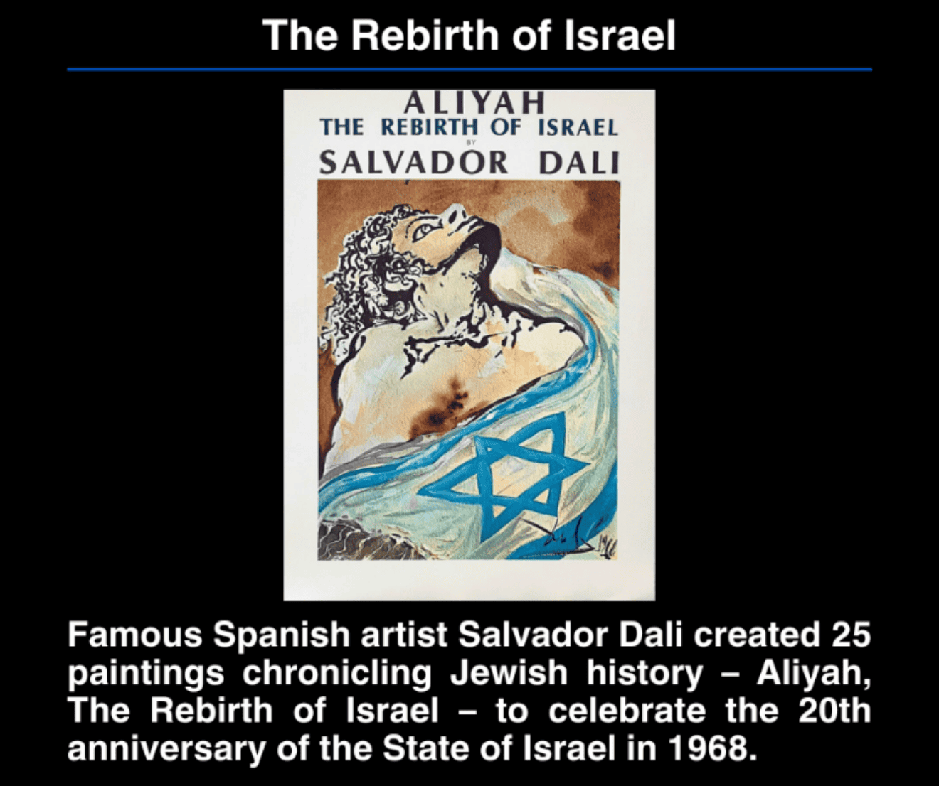 The Rebirth of Israel, Salvador Dali