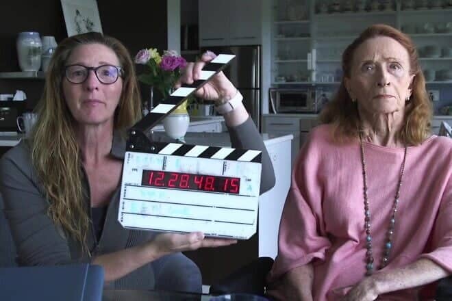 Beth Lane, the director of the 2025 film “Unbroken,” with her mother, Ginger. Credit: Courtesy of Greenwich Entertainment.
