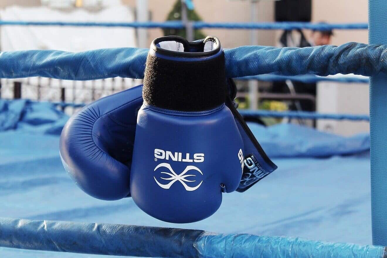 Boxing ring and gloves. Credit: Kokeshi75/Pixabay.